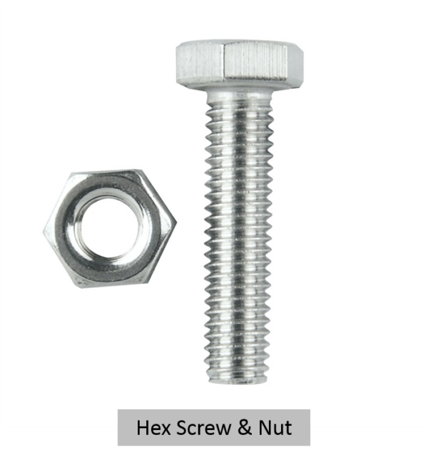 Hex Screw & Nut