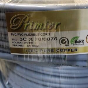 Primier 3 Core PVC Flexible Cable