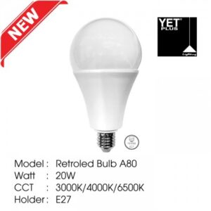 Retroled Bulb A80