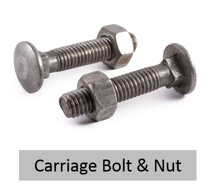 Carriage Bolt & Nut